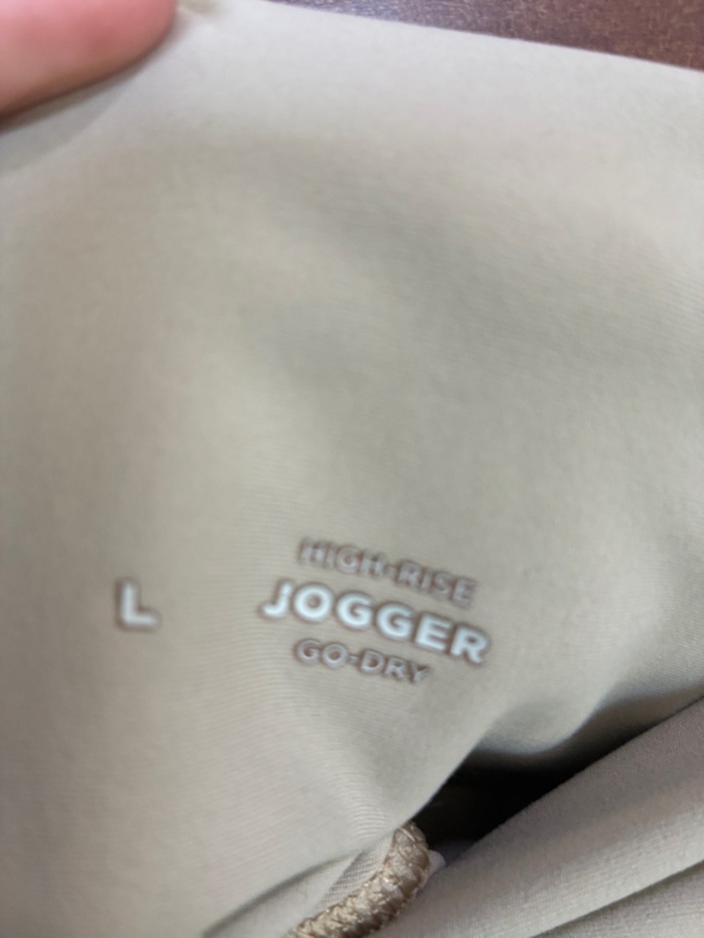Old Navy Beige High-Rise Cargo Joggers - Picture 4 of 6